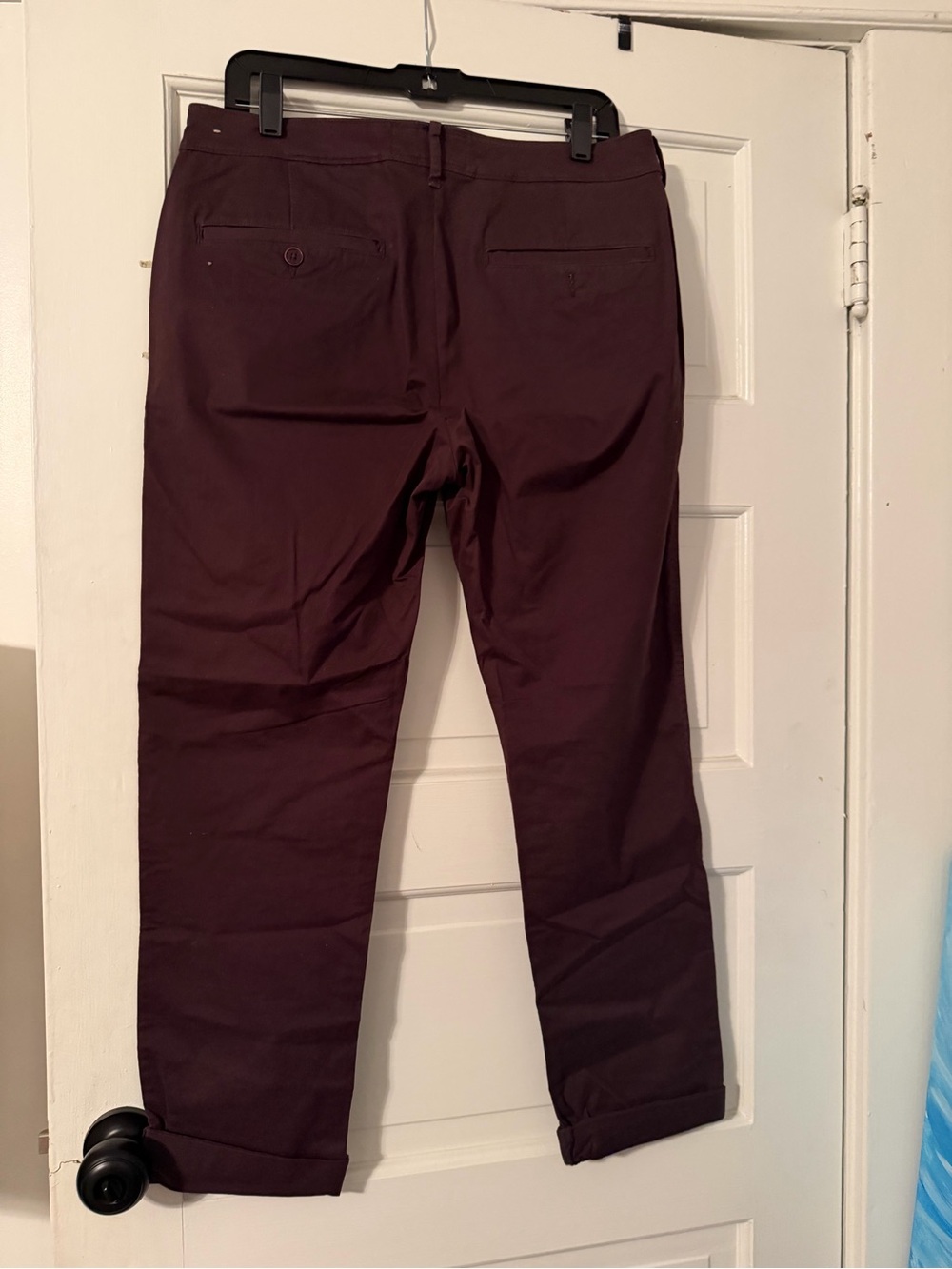 Abercrombie & Fitch Men's Pink, Plum & Orange Chino Pants COMBO PACK - Picture 6 of 11